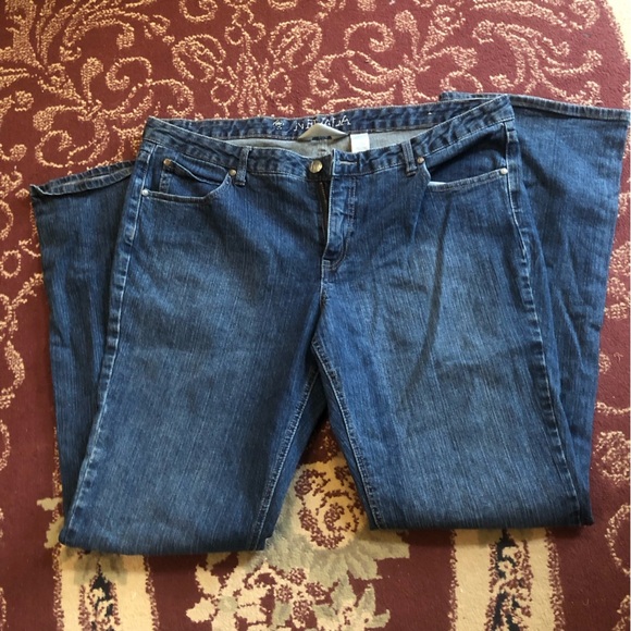 Blue Straight Jeans Classic Denim nevada jeans ,low rise - Picture 2 of 11